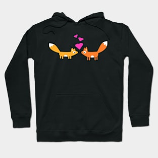 Fox, lovers Hoodie